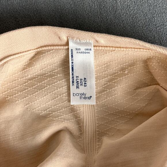 Barely There Women's XL Total Toners Ultra Firm Control Hi-Cut Brief Panty #4243 - Picture 3 of 6